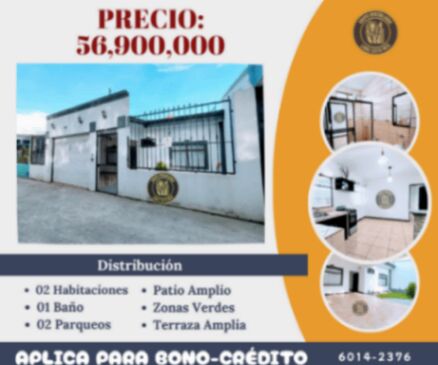✨✨ ¡¡Oportunidad Única!!! Tu nuevo hogar ahora a un precio irresistible 🥳✍️💰 in Dulce Nombre, Cartago — ₡ 56 900 000