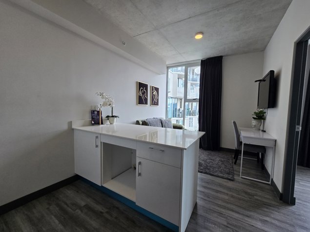 APARTAMENTO AMUEBLADO EN VENTA O ALQUILER SECRET SABANA en Mata Redonda, San José — $950 - Foto 2 de 11