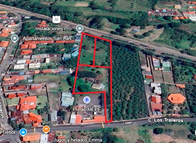 Hermoso lote - Paralela RUTA 32 LOTE # 3 in San Miguel, Santo Domingo, Heredia — $352,330 - Photo 3 of 5