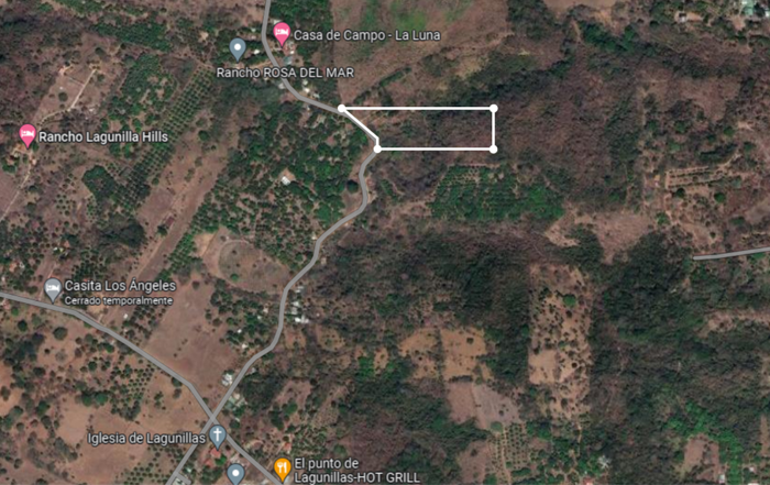 PROPIEDAD EN LAGUNILLAS - TÁRCOLES, GARABITO 2 HECTÁREAS en Tárcoles, Garabito, Puntarenas — ₡ 80 000 000 - Foto 2 de 9
