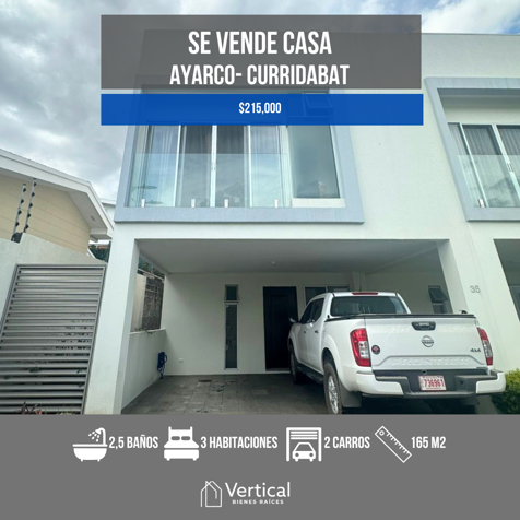 Venta de casa en Ayarco Curridabat en Sánchez, Curridabat, San José — $215,000