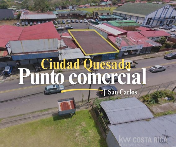 Punto comercial en la mejor ubicacion  de Ciudad Quesada en Quesada, San Carlos, Alajuela — ₡ 115 000 000