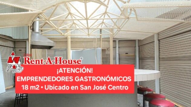 Alquiler de Local Comercial en Merced, San José. RAH 25-900 in Merced, San José — $900