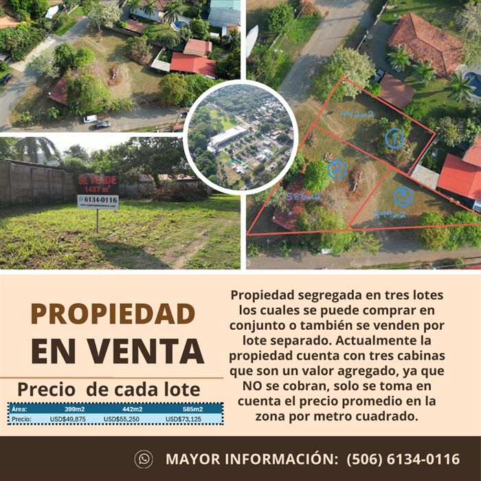 Propiedad en Herradura Puntarenas en Jacó, Garabito, Puntarenas — $178,375