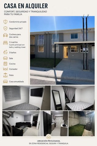 Alquiler de Cartago Amueblada en Cartago en Corralillo, Cartago — ₡ 550 000