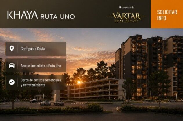 APARTAMENTOS EN VENTA KHAYA HEREDIA DISPONIBLES in Ulloa, Heredia — $148,000