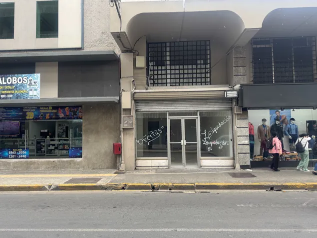 LOCAL IN DOWNTOWN SAN JOSE, AVENIDA 1. in Carmen, San José — $2,500