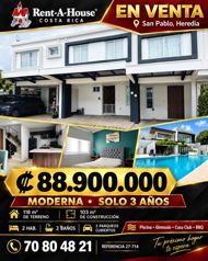 Venta de Hermosa Casa en San Pablo de Heredia