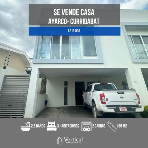 Venta de casa en Ayarco Curridabat in Sánchez, Curridabat, San José — $215,000