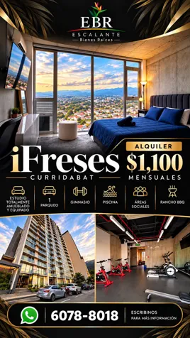 STUDIO FOR RENT IN IFRESES CURRIDABAT in Curridabat, San José — ₡ 1 100
