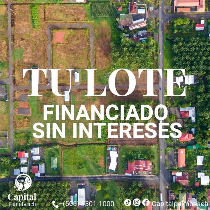 LOTES FINANCIADOS SIN BANCOS en Parrita, Puntarenas — ₡ 13 650 000