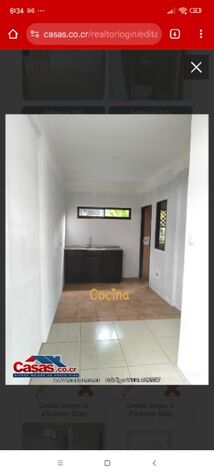 Alquiler de Casa a 5 minutos del centro de Alajuela in San Antonio, Alajuela — ₡ 320 000