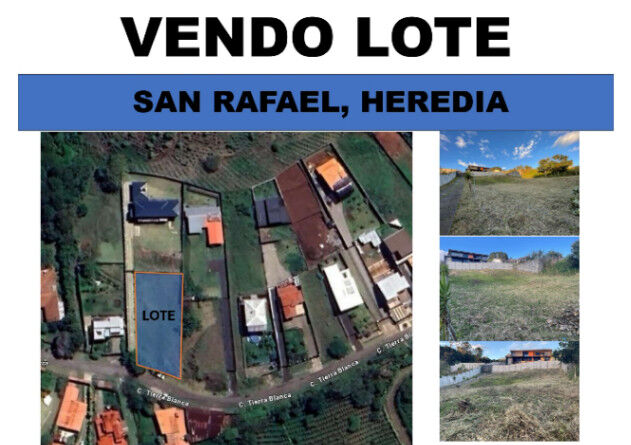 Se vende lote Heredia San Rafael Hermoso y amplio in Concepción, San Rafael, Heredia — ₡ 70 000 000
