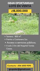 Se Vende Bella Propiedad en Puerto Cortés, Osa, Puntarenas.
