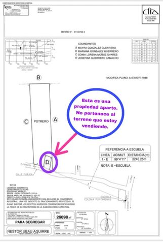 HERMOSA PROPIEDAD EN EL RECREO DE COLONIA PUNTARENAS DE UPALA en Upala, Alajuela — ₡ 32 000 000