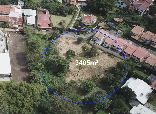VENTA TERRENO DESARROLLO ALTA DENSIDAD, ESCAZU, SAN RAFAEL in San Rafael, Escazú, San José — $1,600,000