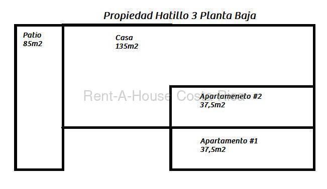 Venta de Casa + APTOS en Hatillo-San José. RAH 26-2124 OPORTUNIDAD DE INVERSIÓN en Hospital, San José — $348,000