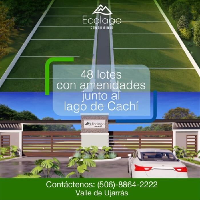Condominio Ecolago Lotes en pre-venta  en Orosi, Paraíso, Cartago — ₡ 23 000 000