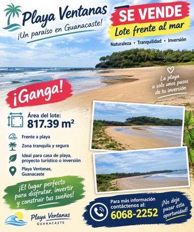 Gran oferta in Cabo Velas, Santa Cruz, Guanacaste — $105,000