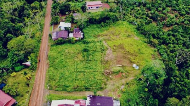 SE VENDE LOTE EN CAJÓN: 100 M DE CALLE ASFALTADA Y DOBLE SALIDA A CARRETERA PRINCIPAL in Cajón, Pérez Zeledón, San José — $34,738