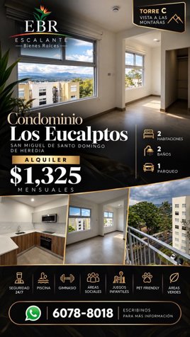 Qq en San Miguel, Santo Domingo, Heredia — $1,325 - Foto 1 de 11