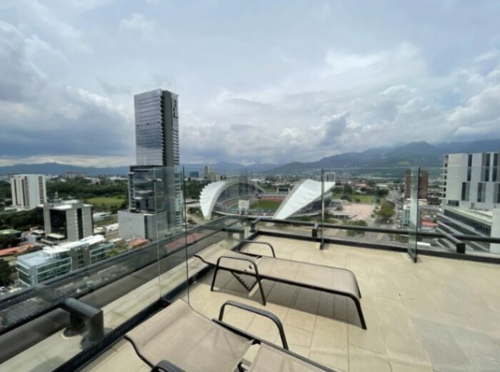 VENTA DE APARTAMENTO, SAN JOSÉ, SABANA NORTE, CONDOMINIO TORRE ROHRMOSER en Mata Redonda, San José — $190,000