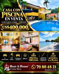 Venta de Hermosa Casa en Punta Leona