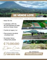 Lote en Venta La Fortuna, San Carlos, Alajuela