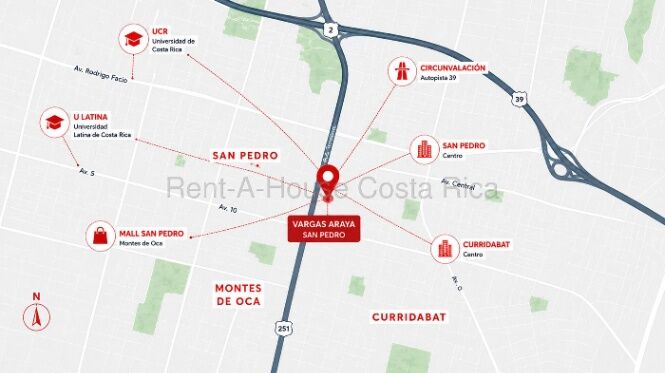 Venta de Terreno Comercial Vargas Araya Montes de Oca in San Pedro, Montes De Oca, San José — ₡ 110 000 000