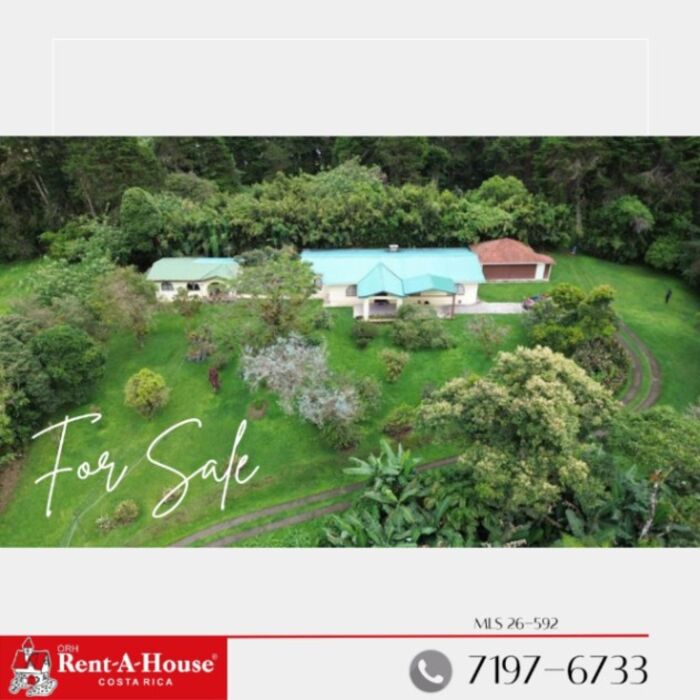 Unique Opportunity in San Jerónimo de Moravia – Beautiful 46,273 m² Property for Sale en San Jerónimo, Moravia, San José — $1,150,000