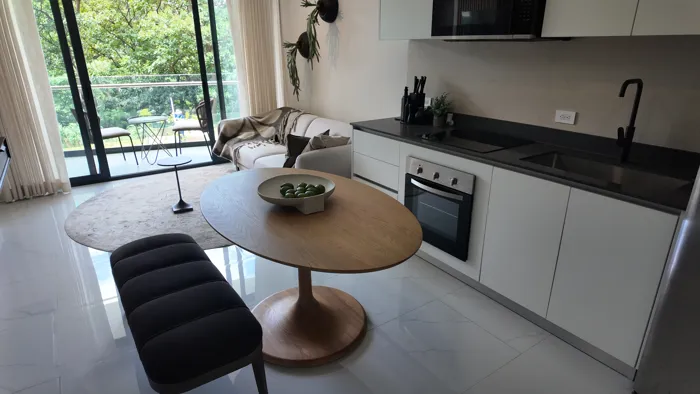 Venta de Apartamento en Condominio Rohrmoser, San José en Pavas, San José — $220,000