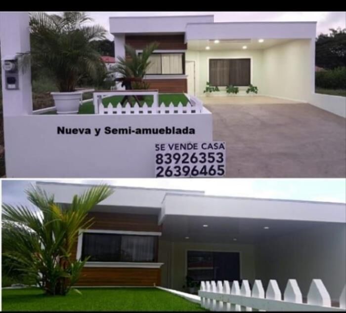 Casa Nueva, semi-amueblada. en San Isidro, Montes De Oro, Puntarenas — ₡ 80 000 000
