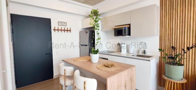 Alquiler apartamento moderno amueblado con vista y amenidades premium 26-1815 GS en Carmen, San José — $1,300