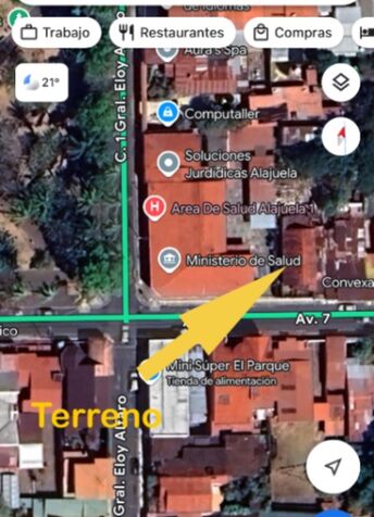 Busca terreno en zona comercial en Alajuela — ₡ 385 000 000