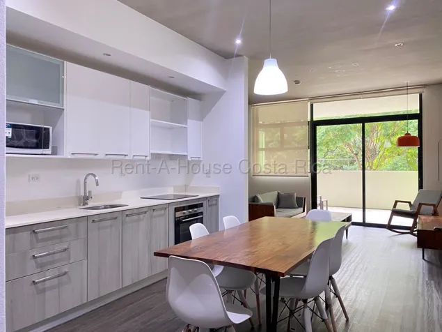 Rental of Beautiful Fully Furnished Apartment in Santa Ana in Santa Ana, San José — $1,250 - Photo 2 of 12