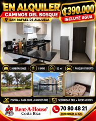 Alquiler de Apartamento en San Rafael de Alajuela