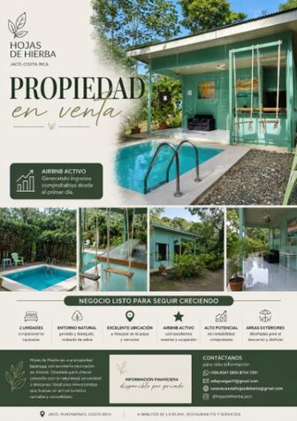 Oportunidad de compra  en Jacó, Garabito, Puntarenas — $149,000