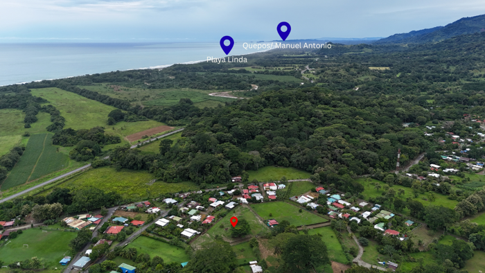 SE VENDE LOTE EN HATILLO CON EXCELENTE POTENCIAL DE INVERSION in Savegre, Quepos, Puntarenas — $180,000 - Photo 3 of 9
