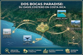 SE VENDE FINCA DE 425 HECTAREAS PARA DESARROLLO TURISTICO Y ECO-RESORT DE LUJO CERCA DE DOMINICAL in Naranjito, Quepos, Puntarenas — $3,780,000 - Photo 5 of 25