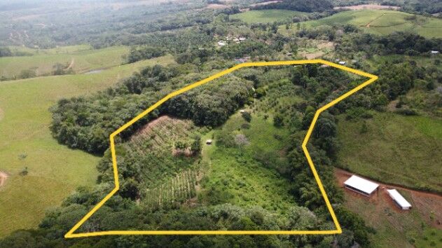 FINCA 5.5HA CON 2 CASAS Y AGUA TODO EL AÑO-PZ,COSTA RICA. in Cajón, Pérez Zeledón, San José — $450,000