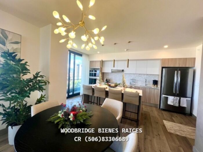 $453.000 CR Rohrmoser apartamento nuevo en venta amueblado en Mata Redonda, San José — $453,000
