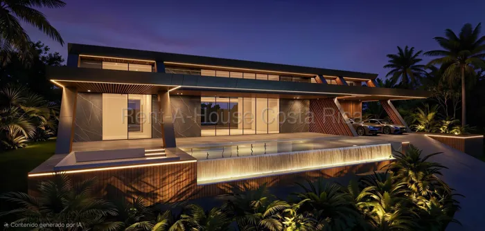Venta de residencia contemporánea de lujo y un nivel #26-1778 GS en Guácima, Alajuela — $1,360,000