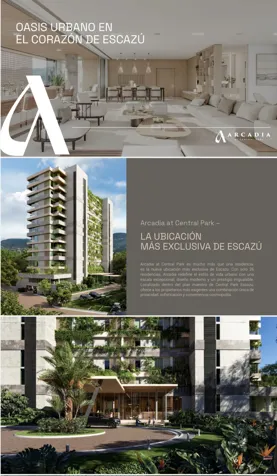 Premium Apartments for Sale Arcadia Central Park in Escazú, San José — $1,400,000