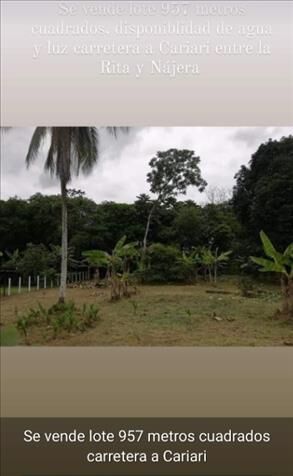 Ganga Se vende Lote  957 metros cuadrados  in Guápiles, Pococí, Limón — ₡ 1 300 000