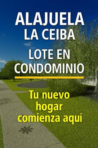 Venta de lote en condominio en Alajuela — ₡ 29 000 000