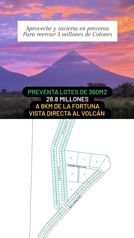 Lotes con Vista al Volcán de 360m2 a 8km de Fortuna - PREVENTA en La Fortuna, San Carlos, Alajuela — 28 800 000 ₡ - Foto 3 de 7