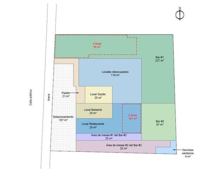 Se vende amplia plaza comercial en Heredia Centro 25-2044 en Heredia — $850,000