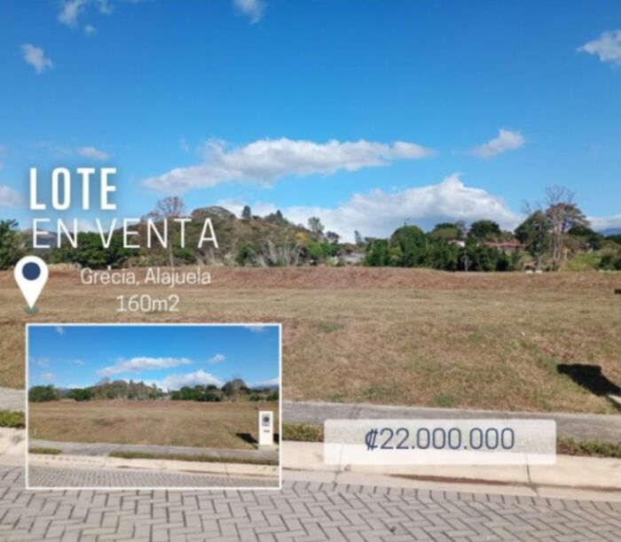 SE VENDE BELLA PROPIEDAD EN GRECIA, ALAJUELA.  en Grecia, Alajuela — ₡ 22 000 000