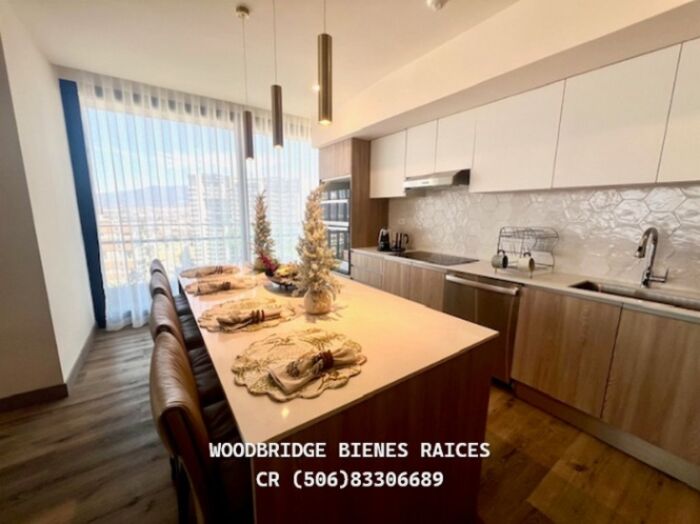 $453.000 CR Rohrmoser apartamento nuevo en venta amueblado en Mata Redonda, San José — $453,000