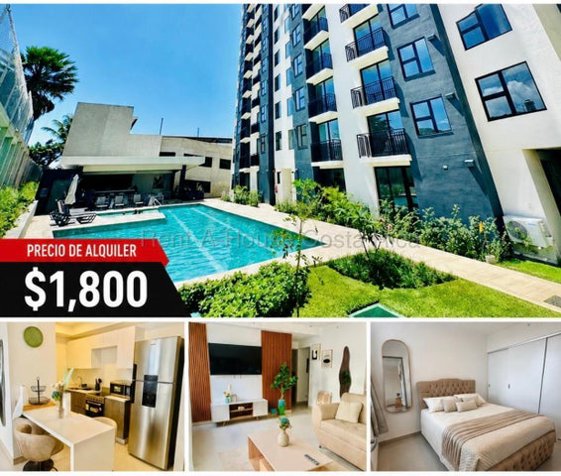 Alquiler de Apartamento Moderno AMUEBLADO en San Sebastián, San José. RAH 27-461 in San Sebastián, San José — $1,800